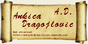 Ankica Dragojlović vizit kartica